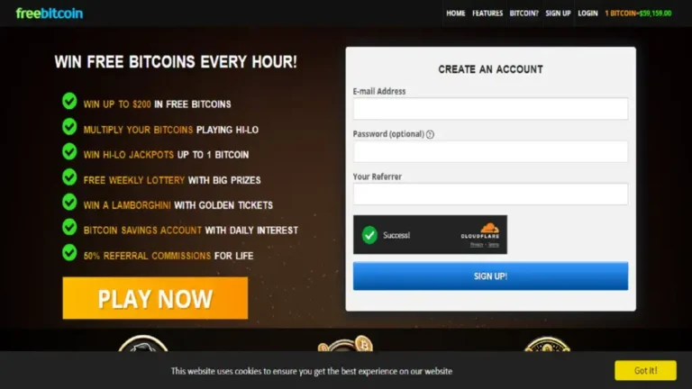 Earn Freebitco Reward Bitcoins